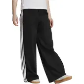 Adidas Pantalon de sport '3-Stripes Fleece Wide' noir / blanc