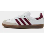 Adidas Baskets basses 'Samba' greige / lie de vin / blanc