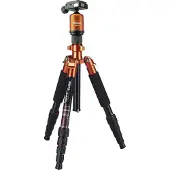 Rollei Compact Traveler No.1 Aluminum Tripod Trépied de voyage V2 - Orange