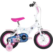 Disney Vélo Disney Minnie à roulements à billes pour enfants, 12 pouces – Vélo avec roues stabilisatrices