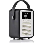 VQ mini radio dab+ rétro avec haut-parleur bluetooth bleu noir