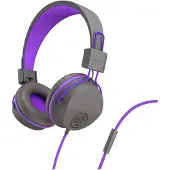JLab JBuddies Studio Over Ear Folding Kids Écouteurs Arceau Connecteur de 3,5 mm Gris, Violet
