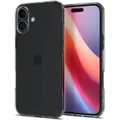 Spigen Crystal Flex (Apple iPhone 16), Coque pour téléphone portable, Transparent