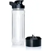 Wilfa Trinkflasche mit Messer, 600ml, passend für alle unsere XPlode Mixer,transparent