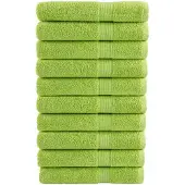 vidaXL Serviettes de qualité supérieure SOLUND 10 pcs vert pomme