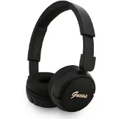 GUESS Écouteurs supra-auriculaires Metal Logo Script - noirs