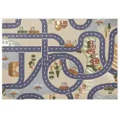 Techwo Scanroads play mat 95x133cm (133 x 95 cm)