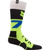 FOX 360 Tine Chaussettes de Motocross, noir/jaune, L