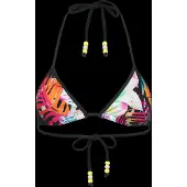 Desigual Hauts de bikini 'Daiquiri' orange foncé / rose / noir / blanc