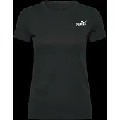 Puma T-shirt fonctionnel 'Ess No. 1' noir / blanc