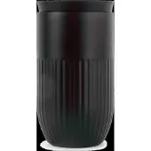 Sagaform Reise-Becher schwarz, 32cl, Tova, H14cm L7.5cm, Tasse, Noir