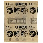 Uvex Bouchons d'oreilles x fit, vert, SNR 37 dB, taille M (100x)