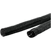 Value Gaine tissée SNAP pour faisceau de câbles, noir, 25 m