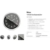 Mebus Orologio da Parete Senza Fili (45 cm)