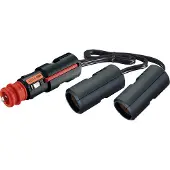 Procar Distributeur double, Adaptateur pour véhicule, Noir