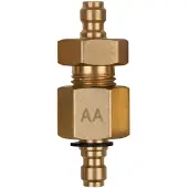 Ks Tools Adaptateur double M14x1,5 femelle et mâle et raccord de flexible 3/8