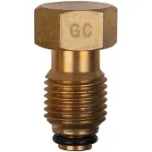 Ks Tools Adaptateur de fermeture M14x1,5 filetage mâle et hexagone 16 mm avec joint d'étanchéité