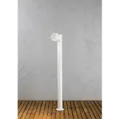 Konstsmide Spot de jardin Trieste 100cm blanc mat