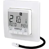 Eberle Thermostat d'ambiance encastré FIT 3, Thermostat, Blanc