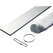 Rittal Système de conduits d'air pour appareils de toiture TopTherm SK 3386.../SK 3387..., Armoire serveur : accessoires, Gris