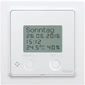 Eltako FUTH55ED/230V-wg Hygrostat Portée maximale (en champ libre) 30m, Thermostat, Blanc