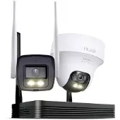 HiLook Powered by HIKVISION/ KIT WiFi 1/ IKS-2044BTH-PH/W/ 4Mpx