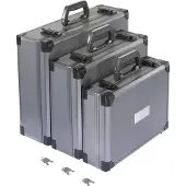 Toolcraft Lot de valise en aluminium 3 pièces (3 pièces)