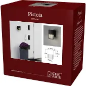 Konstsmide Applique murale design Pistoia noir avec verre blanc