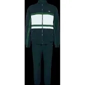 Lacoste Diamond-effect Taffeta Tracksuit Bleu S Homme