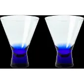 Broste Copenhagen Verres à cocktail Konus 20cl bleu lot de 6 pièces