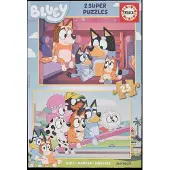 Educa Set 2 puzzles x 25 pièces Bluey en bois