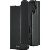 Hama Booklet DP iPhone 17 sw (Apple iPhone 17, Apple iPhone Air), Coque pour téléphone portable, Noir