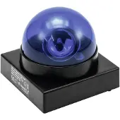 Eurolite Lampe de police à LED 50603650 1 W (1 W, LED), Éclairage de scène, Noir, Bleu