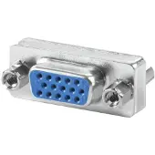 Weidmuller FrontCom connecteur VGA IE-FCI-HD15-FF, Câble + prise électronique, Bleu, Gris