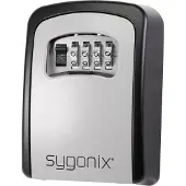 Sygonix SY-3465484 Schlüsselkasten 88 mm Schwarz, Grau Zahlenschloss (SY-3465484)