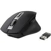 Renkforce RF-WM-300 Souris ergonomique Bluetooth, sans fil Optique noir/gris 7 boutons 2400 dpi Ergonomique (RF-5150984)