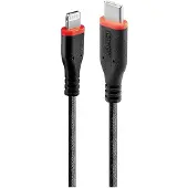 Lindy 31285 0.5m câble de charge USB type C vers Lightning renforcé