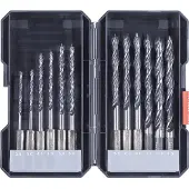Kwb 108830 Wood twist drill bit set 12-piece Keyless drill chuck, Key-type drill chuck 12 pc(s)