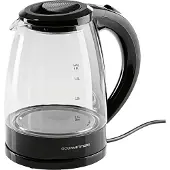 Gourmet Maxx Bouilloire électrique en verre GOURMETmaxx 1,8 l 1800 W noir