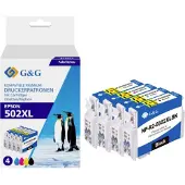 G&G 16433 XL Druckerpatrone 4er Set für Epson 502XL kompatibel