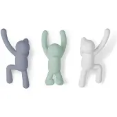 Umbra Set de 3 patères Buddy - pastel
