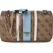 GUESS Sac à bandoulière 'Noelle' bleu ciel / moka