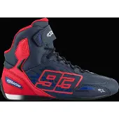 Alpinestars Chaussures De Moto Austin Night Navy B Red Sodalite Blue, Taille: 9