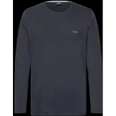 BOSS T-Shirt 'Mix&Match' bleu foncé / blanc cassé