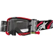 Alpinestars Masque Vision 8 Luar Système Roll-Off Red Black Clear Roll Off, Taille: One Size