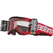 Alpinestars Masque Vision 5 Blaze Système Roll-Off Red Clear Roll Off, Taille: One Size