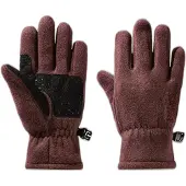Jack Wolfskin Fleece Gloves Marron 128 cm Enfants