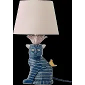 Bloomingville Lampe de table Eri bleue