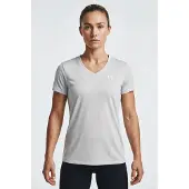 Under Armour Tech V Twist Short Sleeve T-shirt Blanc S Femme