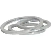 Ks Tools Joints en aluminium pour bouchons de vidange, M22, paquet de 25 ( 150.1498 )